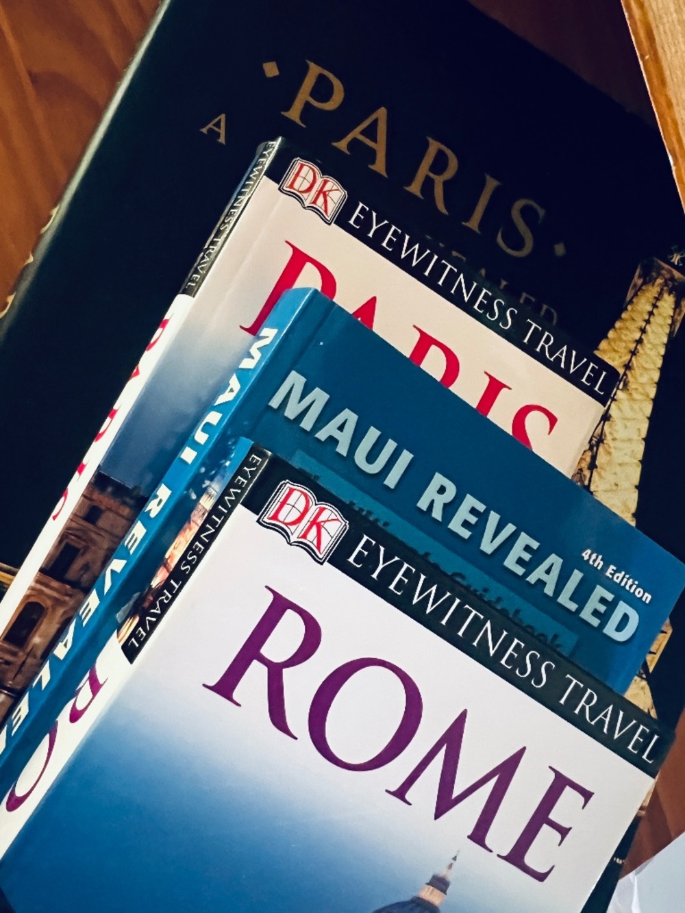 Lot of 4 travel books